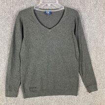 Cutter &amp; Buck Sweater Men&#39;s XL Pullover Cotton Blend Gray V-Neck Extra L... - $255.71 MXN