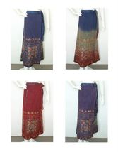 Gothic Hippie Bohemian Renaissance Heavily Embroidered Long Skirt - M &amp; L - $24.90+