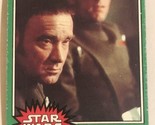 Vintage Star Wars Trading Card Green 1977 #231 Discussing The Death Star... - $2.48