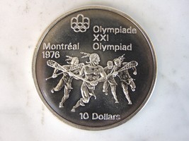 1974 $10 Canadian &#39;76 Montreal Summer Olympics Coin E16 - £51.42 GBP
