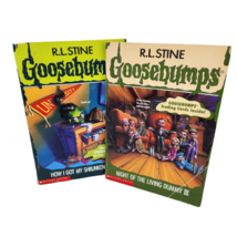 R.L Stine Goosebumps # 39 # 40 Night Living Dummy 3 Book Childrens Paperback - £18.68 GBP