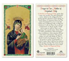 Laminated Prayer to Our Mother Lady of Perpetual Help Holy Prayer Card C... - $2.69