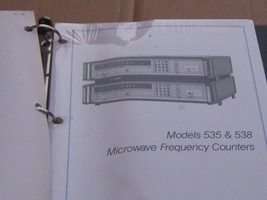 EIP Microwave Microwave Inc Freq Counters 535 &amp; 538  Change Information Manual - £98.36 GBP