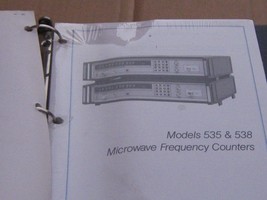 EIP Microwave Microwave Inc Freq Counters 535 &amp; 538  Change Information Manual - £93.36 GBP