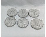 Lot Of (6) Iron Lords The Realms Of Arkonis Chinese Power 1&quot; Metal Bases... - $24.74