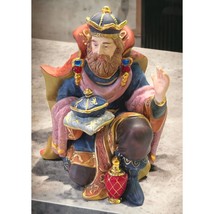 Kneeling Wiseman Christmas Nativity Kirkland Replacement Porcelain Figurine - $28.47