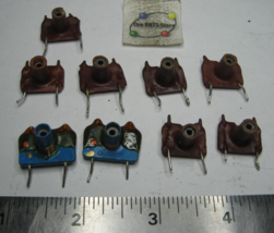 Inductor Coil Adjustable Assorted Values Types PCB Mount - Used Pulls Qty 9 - $9.49