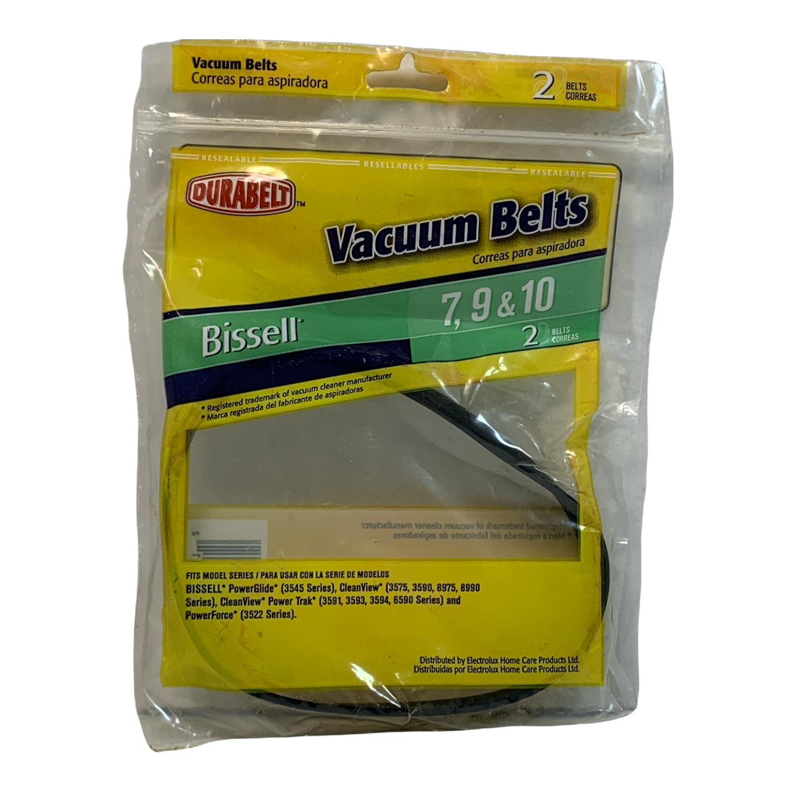 Durabelt Bissell Black & Decker Vacuum Replacement Belts New/open box 2 pack - $3.47