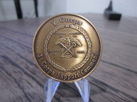 US Army V Corps 3rd Corps Support Command Commanders Team Challenge Coin #786M - £6.98 GBP