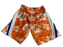 No Boundaries Swim Trunks Board Shorts Men Large Floral Tropical 10.5 Inseam - £5.22 GBP