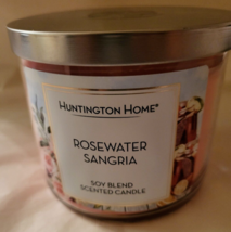 Huntington Home Rosewater Sangria 3 Wick Scented Candle  - £9.00 GBP