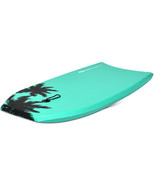 41&quot; Super Surfing Core Bodyboard W/Leash Ixpe Deck Eps Lightweight Green - £81.54 GBP