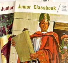 1970 Junior Classbook Religious Booklet Lot Of 2 Vintage Year 1 Christia... - $19.99