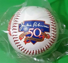 Jackie Robinson 50th Anniversary Logo Baseball - NEW Sealed - £13.35 GBP