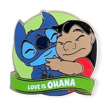 Lilo and Stitch Disney Love is an Adventure Pin: Love is Ohana - $64.90