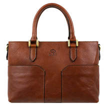 Leather Handbag Shoulder Bag - Camilla - £137.82 GBP