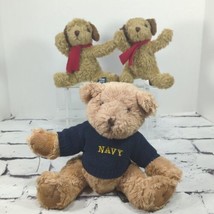 Old Navy Teddy Bears Lot of 3 Plush Stuffed Animals - £12.42 GBP