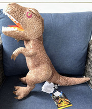 NEW! Jurassic World Dominion Plush Raging T Rex Pillow Toy Dinosaur 20” Soft - £15.77 GBP