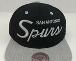 NWT Mitchell &amp; Ness San Antonio Spurs Embroidered Adjustable Snapback Cap - $21.33