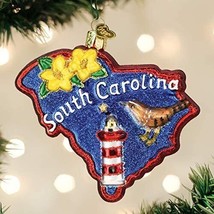 Old World Christmas State Of South Carolina Glass Christmas Ornament 36297 - £17.87 GBP