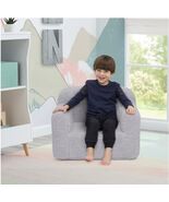 Delta Children Chair Gray Grey Sherpa Cozee Removable Slipcover Soft Lig... - $1,454.88 MXN