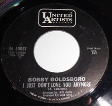 Bobby Goldsboro 45 RPM Record - Blue Autumn / I Just Don&#39;t Love You Anymore B6 - £3.08 GBP