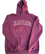 Champion Harvard University Hoodie Maroon Large College Sweatshirt - $34.60
