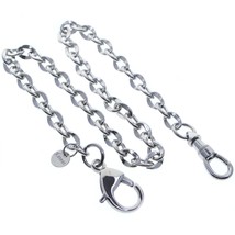 Stainless Steel Pocket Watch Chain Albert Chain Swivel Albert Clasp FCS67 - £17.29 GBP