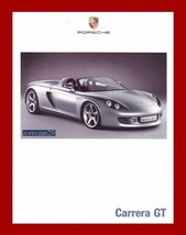2001 Porsche Carrera Gt Vintage Couleur D'origine Brochure De Vente -... - $47.30