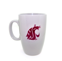 Washington State Cougars NCAA Logo Ceramic Coffee Mug Tea Cup 15 oz Grey - £14.31 GBP