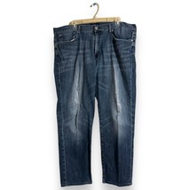 Lucky Brand Jeans Mens 40x30 Blue 121 Heritage Straight Leg Casual Adult - $18.28