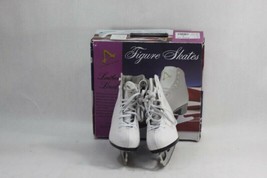 American 514 Girls White Youth Size 3 Figure skates - £33.02 GBP