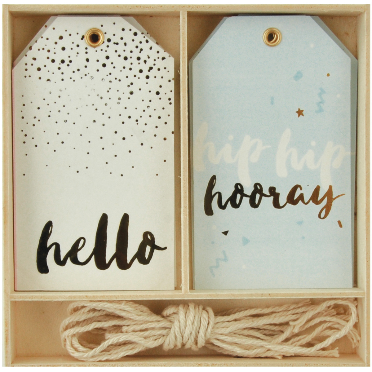 Lucky Dip Collection Gift Tag Box Hip Hip Hooray - $21.06