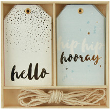 Lucky Dip Collection Gift Tag Box Hip Hip Hooray - £16.42 GBP