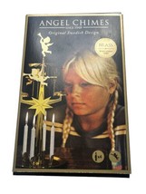 Vintage Brass Swedish Angel Chimes 9011B New In Box Unused 4 Candles Chr... - $24.70
