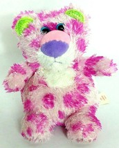 Russ Yummy Luvvies Lilly Lollipop Pink Leopard Cat Plush 6&quot; - £11.61 GBP
