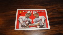 1987 Topps #4 Eddie Murray ‘87 Record Breakers Black Box Stamp Version Rare - $32.18