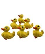x6 Vintage Wooden Yellow Duck Duckie MCM Playroom Drawer Knobs Lot B - £19.43 GBP