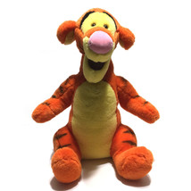 Disney Large Tigger Stuffed Animal Plush Curly Tail 17" Tall Clean - £18.15 GBP