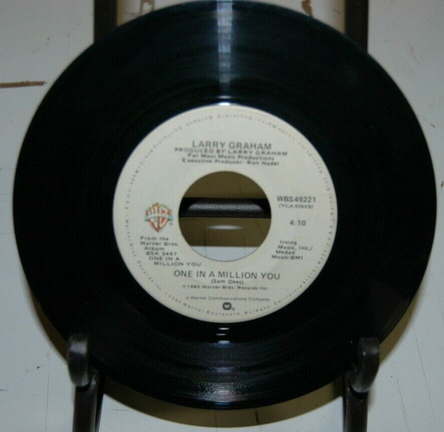 Larry Graham One In A Million You The Entertainer 45RPM Warner Bros WBS4... - $5.99