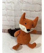 Jellycat London 12&quot; Woodland Fox Orange  Stuffed Plush Bushy Brown Tail ... - £19.42 GBP