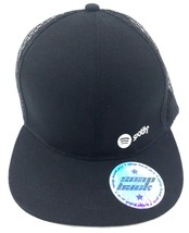 Spotify Adjustable Snap Back Pro Baseball Cap Hat One Size Fits All Blac... - $13.07