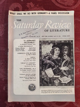 Rare Saturday Review May 29 1943 Germany Ayn Rand Fountainhead Felix E. Hirsch - £37.40 GBP