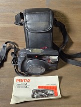 PENTAX ZOOM 105-R AF POINT &amp; SHOOT FILM CAMERA 35mm TESTED WORKING CASE - £30.55 GBP