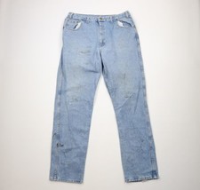 Vtg 90s Duck Head Mens 36x34 Thrashed Straight Leg Denim Jeans Pants Blue USA - £38.88 GBP