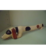 Dog Figurine - Vintage Long Dog Whimsical Figurine  - $41.14 CAD