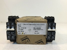 CBI QL113C9 15A Circuit Breakers QL18915 - Lot of 4- 1 Pole Units - Curve 9 - £31.37 GBP