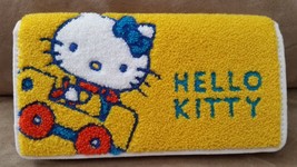 HELLO KITTY YELLOW EMBROIDERED WALLET Brand New 8&quot; JAPAN TOREBA Cherry B... - $761.26 MXN
