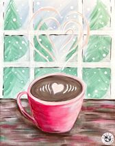 NEW Love You A Latte Painting Kit - Paint Your Own - Hand-Drawn - Canvas... - $38.00