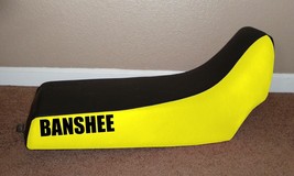 Yamaha Banshee Seat Cover Black and Yellow With Banshee Logo - $36.99